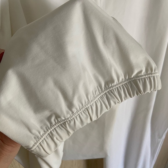 EXPRESS White All Day Pant High Waisted Joggers Sz XL NWT $80 - Picture 3 of 10